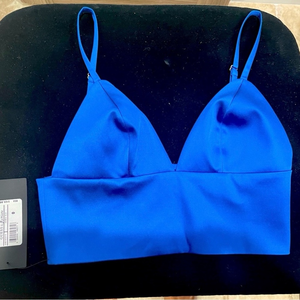 Guess by Marciano Vibrant Blue Crop Top